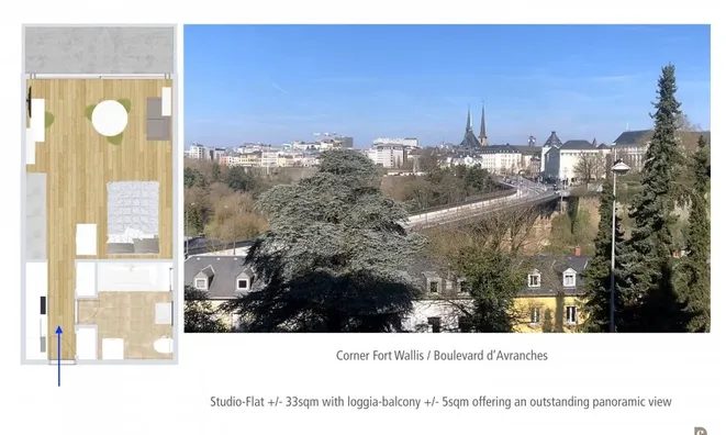 Недвижимость Studio for sale in Luxembourg-Gare: 1