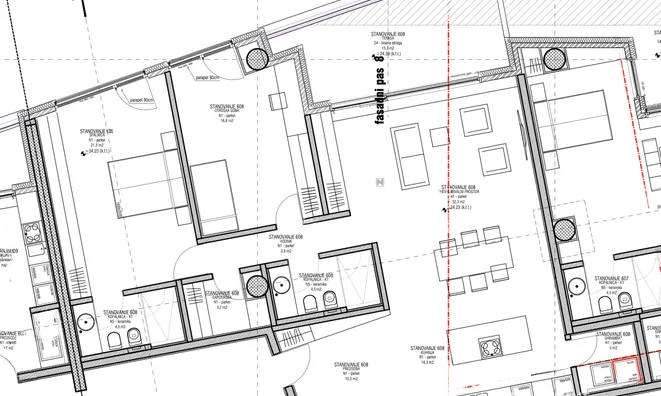 Недвижимость Three-room penthouse in Koper: 21