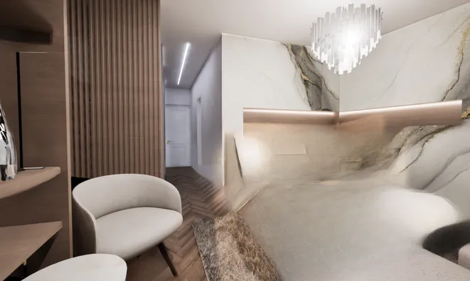 Недвижимость Three-room apartment in a new building in Secha: 8