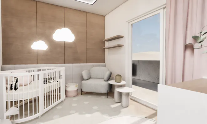 Недвижимость Three-room apartment in a new building in Secha: 9