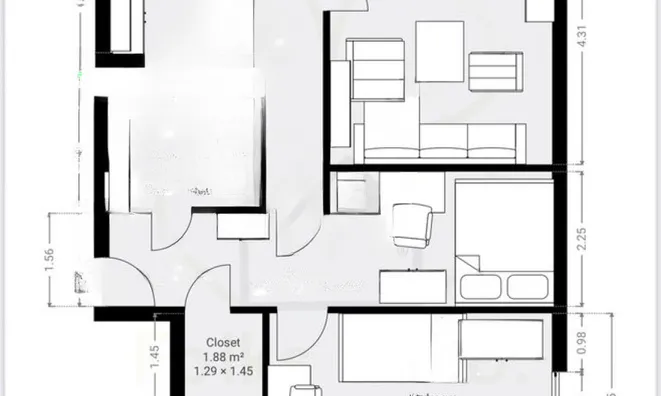 Недвижимость Apartment with 2.5 rooms, Koper: 12