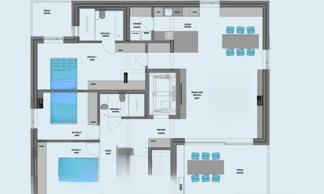 Недвижимость Four-room penthouse in Izola: 9
