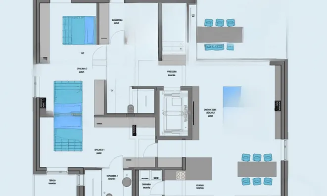 Недвижимость Four-room apartment Isola Residence Momento: 16