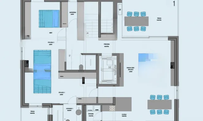 Недвижимость Four-room apartment Isola Residence Momento: 17