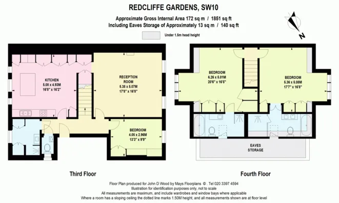 Недвижимость Redcliffe Gardens, Chelsea: 15