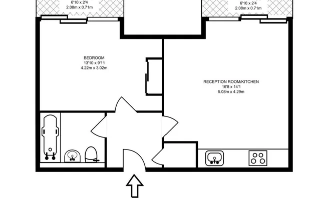 Недвижимость Nelson House, Brook Green: 12