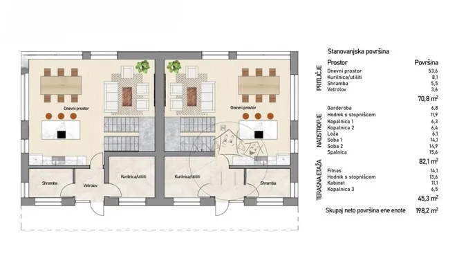 Недвижимость Duplex house Dravlje: 10