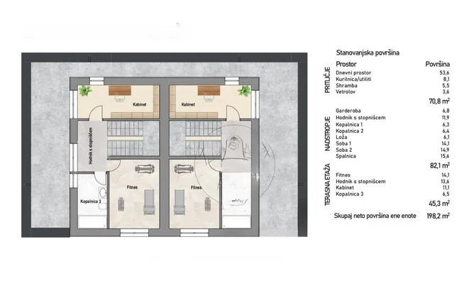 Недвижимость Duplex house Dravlje: 12