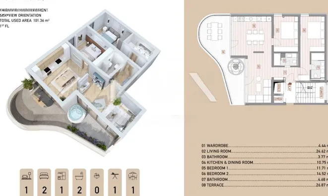 Недвижимость Apartment in the center of Opatija: 4