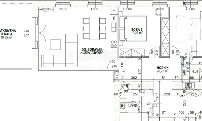 Недвижимость Three-room apartment in the center: 10