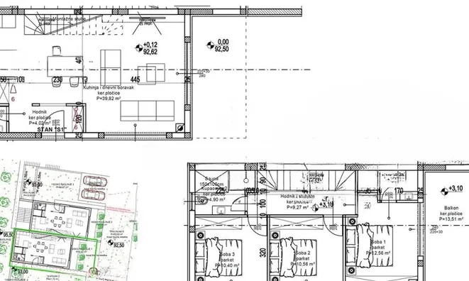 Недвижимость Four-room apartment Opatija: 4