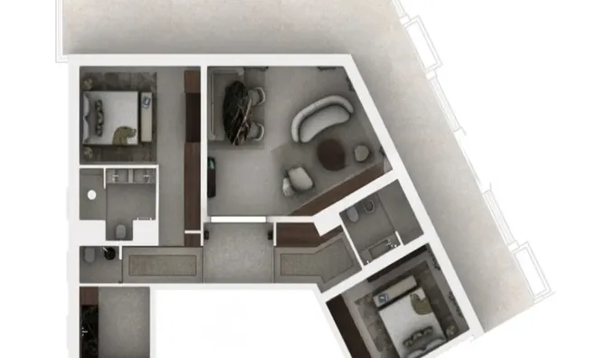 Недвижимость Apartment Monaco, Moneghetti: 3