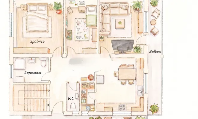 Недвижимость Apartment, 3-room Nove Yarshe.: 2