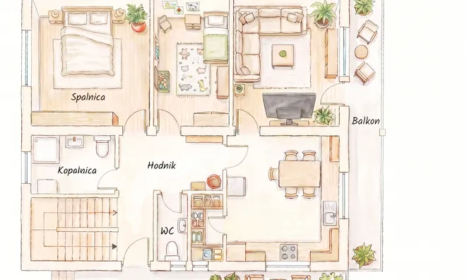Недвижимость Apartment, 3-room Nove Yarshe.: 18