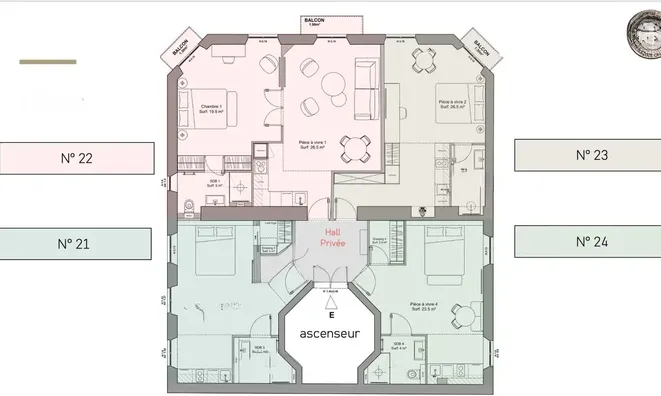 Недвижимость House Cannes Centre-Ville: 10