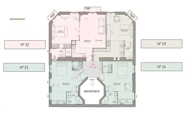 Недвижимость House Cannes Centre-ville: 11