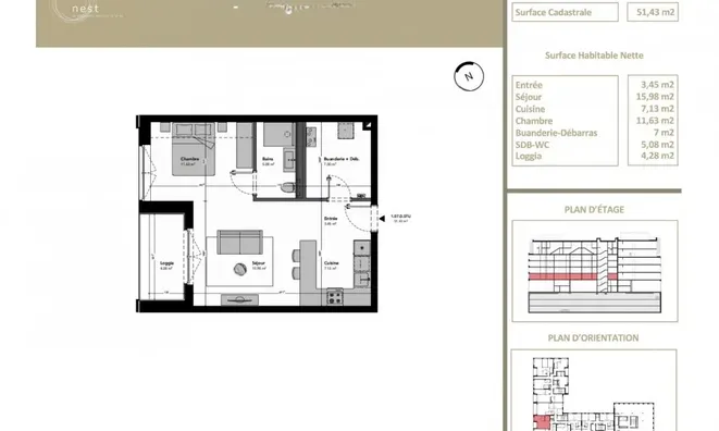 Недвижимость Studio for sale in Belval: 4