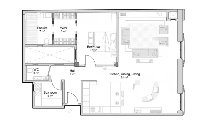 Недвижимость Valletta Central Apartment: 8