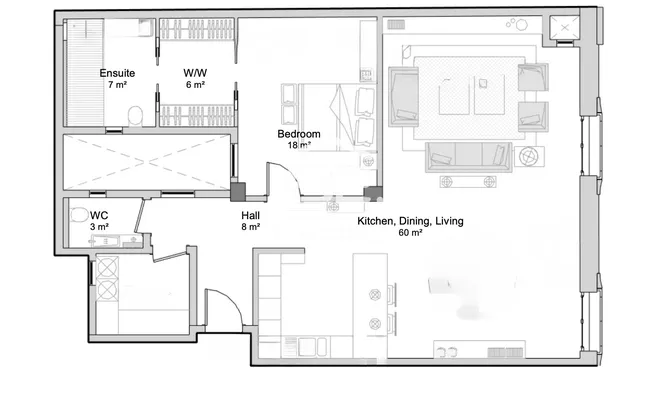 Недвижимость Valletta Central Apartment: 8