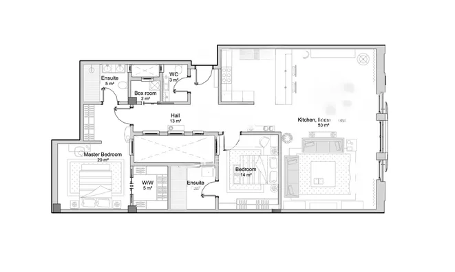 Недвижимость Valletta Central Apartment: 7