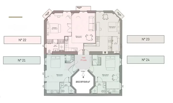 Недвижимость House Cannes Centre-ville: 14