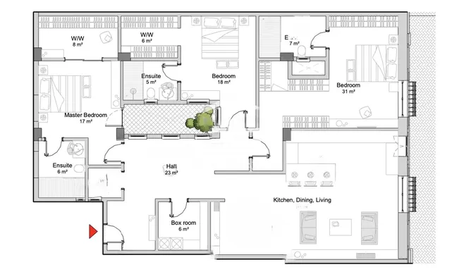 Недвижимость Valletta Central Apartment: 7