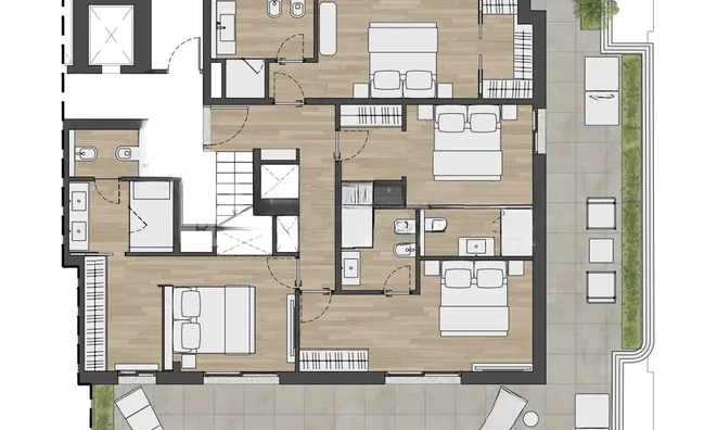 Недвижимость Apartment Monaco, La Rousse: 20