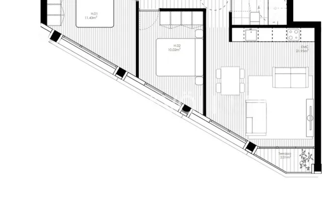 Недвижимость Apartment for sale in Encamp, 2 bedrooms: 11