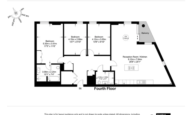 Недвижимость Apartment, Moore House, Gatliff Road, London SW1W, London: 15