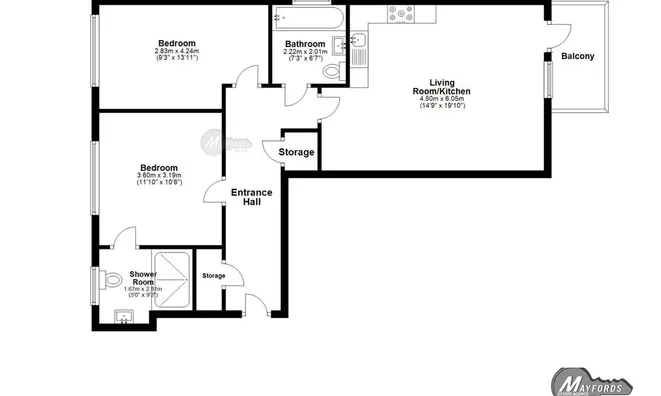 Недвижимость Two Bedroom Flat In Harlesden: 13