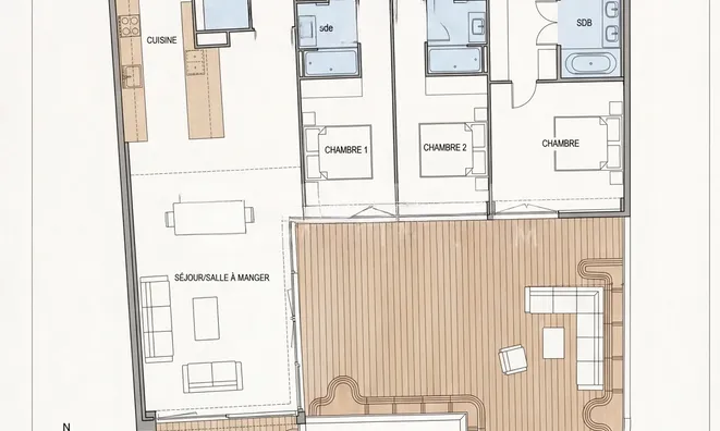 Недвижимость Apartment Monaco, Jardin Exotique: 5