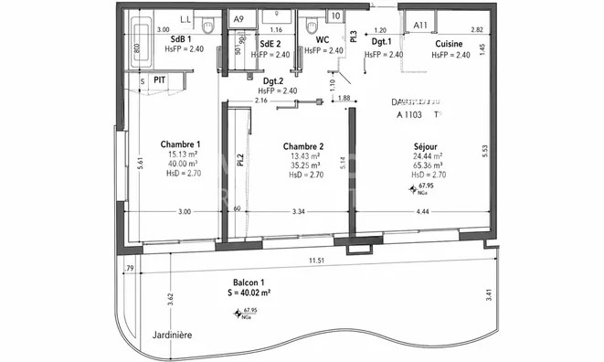 Недвижимость Apartment Monaco, Jardin Exotique: 18