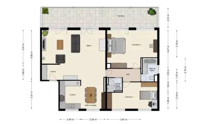 Недвижимость Attic flat 6 rooms: 2