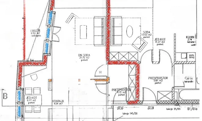 Недвижимость 1.5-room apartment in Bežigrad Court: 12