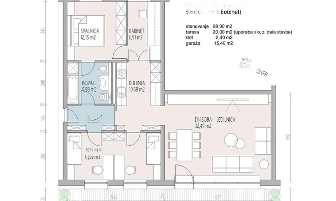 Недвижимость Apartment, 3.5 rooms, Schöntved: 22