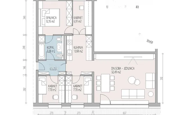 Недвижимость Apartment, 3.5 rooms, Schöntved: 23