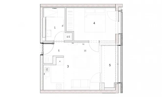 Недвижимость Apartment, 2 rooms, Bežigrad: 9