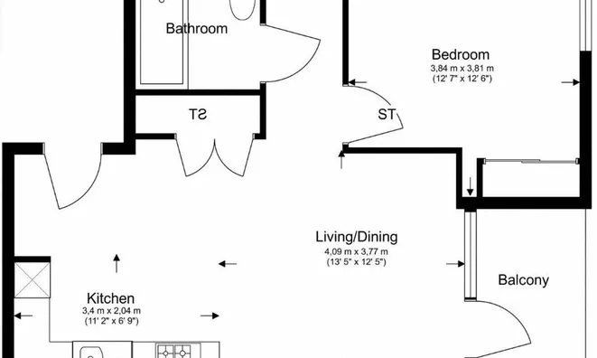 Недвижимость Tabbard Apartments, East Acton Lane: 19
