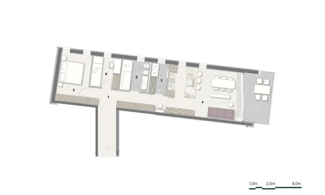 Недвижимость Apartment 2.5 rooms Center: 5