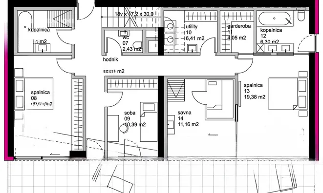 Недвижимость Apartment, 4 rooms, Shishka: 11