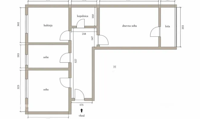 Недвижимость Apartment, 3-room, Shishka: 20
