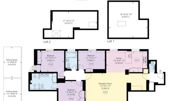 Недвижимость Hudson House, Hortensia Road, Chelsea: 15