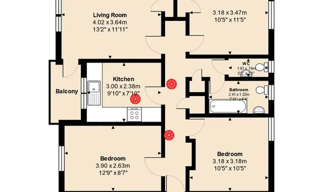 Недвижимость Carteret House: 14