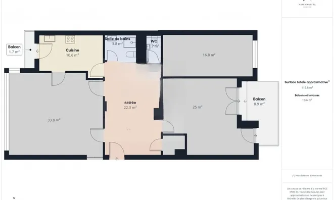 Недвижимость Apartment 2 bedrooms for sale in Luxembourg-Gare: 2