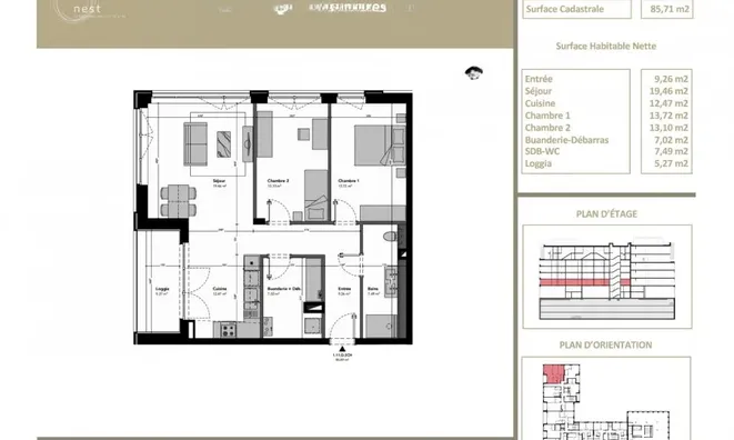 Недвижимость Apartment 2 bedrooms for sale in Belval: 4