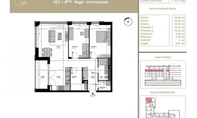 Недвижимость Apartment 2 bedrooms for sale in Belval: 4