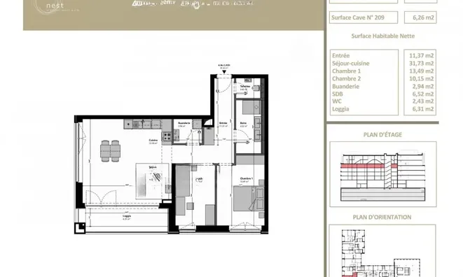 Недвижимость Apartment 2 bedrooms for sale in Belval: 4