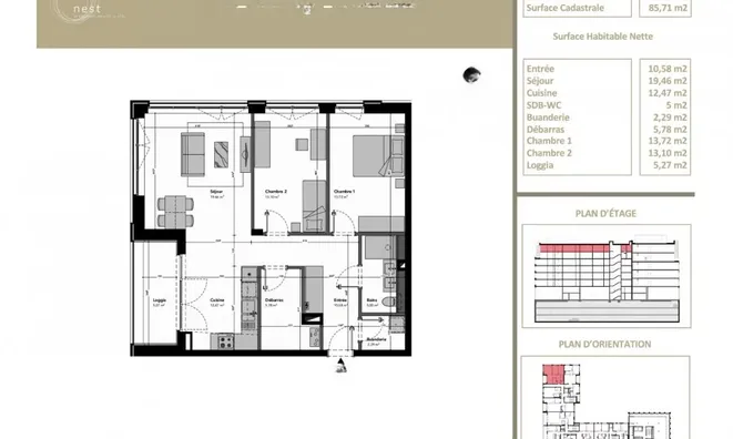 Недвижимость Apartment 2 bedrooms for sale in Belval: 4