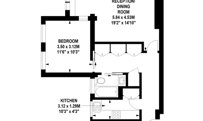 Недвижимость Kings Court South, Chelsea: 7