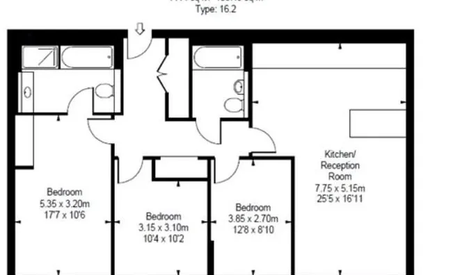 Недвижимость Moore House, Gatliff Road, Grosvenor Waterside: 17